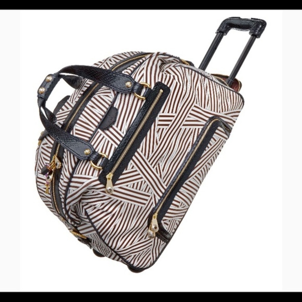 Henri Bendel Disturbed Wheeled Duffle
